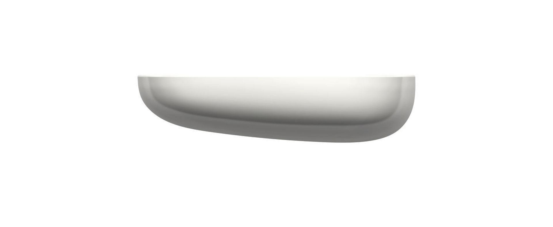 Nahaufnahme des Corniches Wandboards von Vitra in Weiß, modernes Design für die Wand.