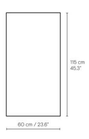 Technische Zeichnung: CH337I Einlegeplatte für ovalen Carl Hansen & Søn Esstisch, Buche geölt, Maße.