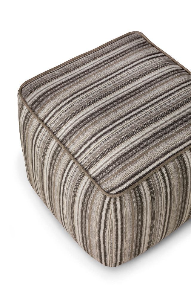 Zahara Outdoor zitzak grau gestreept Ethnicraft