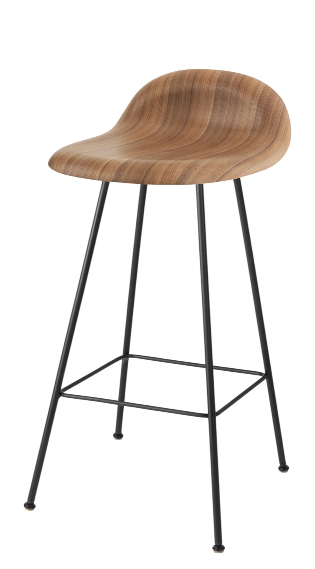 3D-barkruk 65 hout Gubi