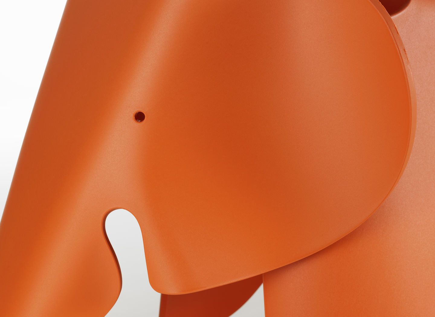 Eames Elephant-kruk RE Vitra Rood Oranje