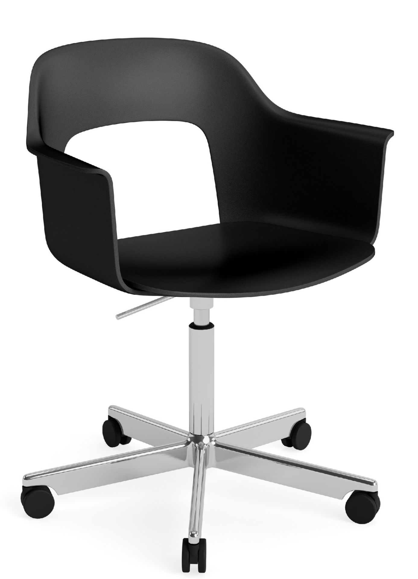 Layout Armchair 241 Fauteuil met 5-sterrenvoet, draaimechanisme met gasveer Hay
