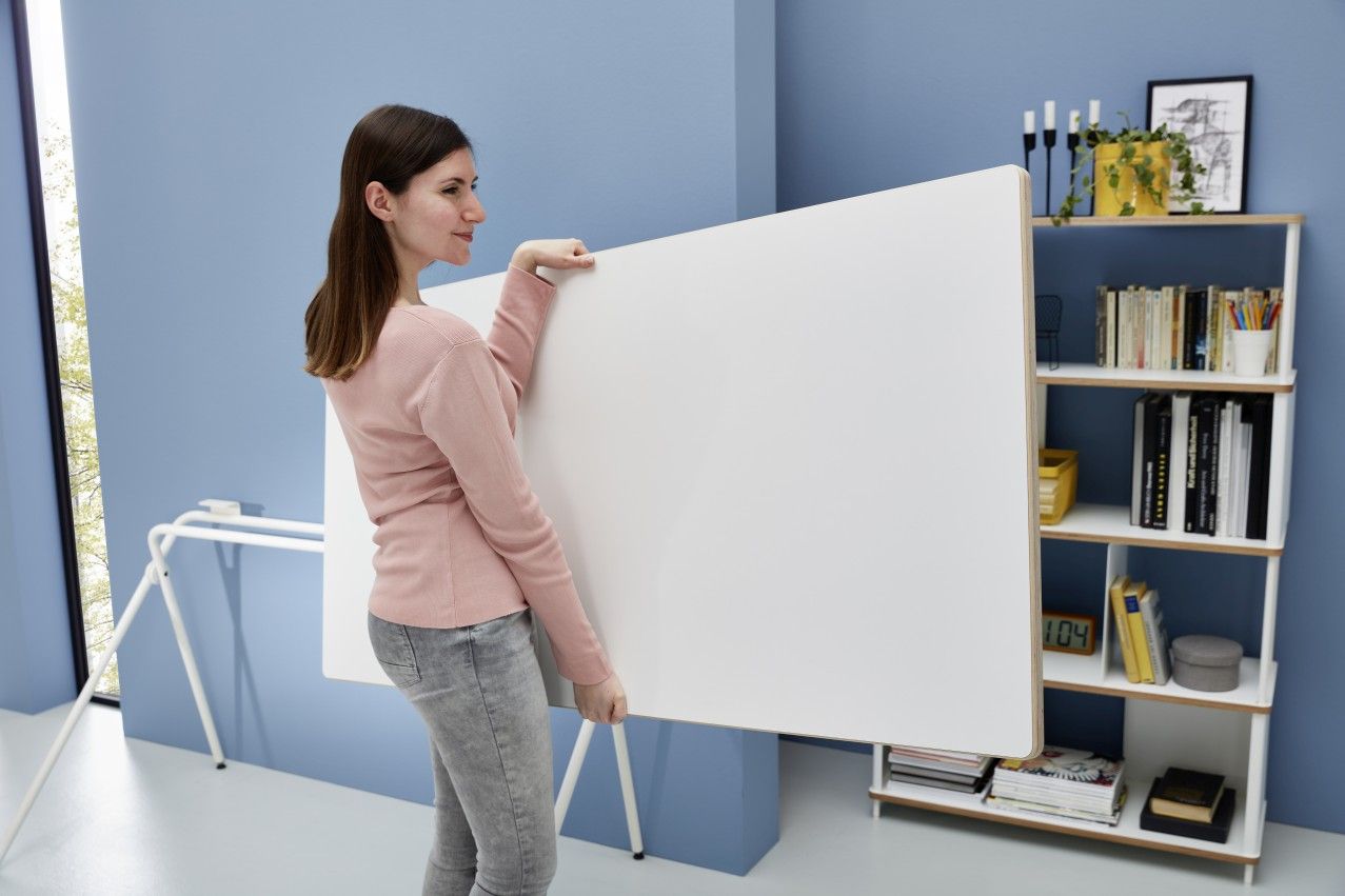 Plato opklapbaar secretaire / bureau van Müller Möbelwerkstätten