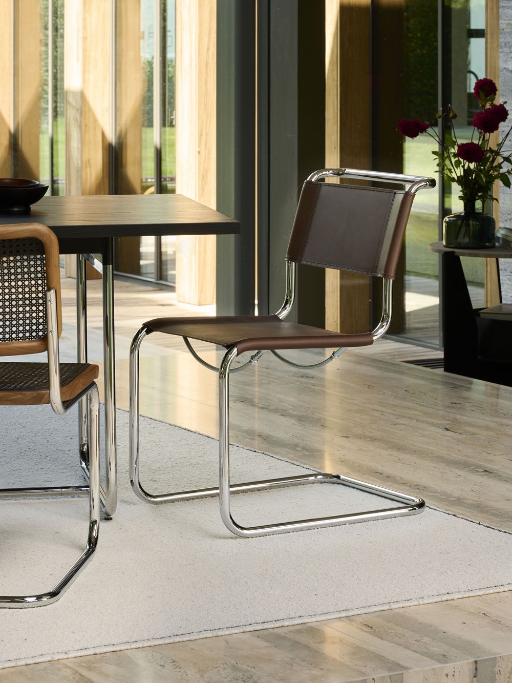 JS. Thonet by Jil Sander S 32 V / S32V Zweefstoel Thonet