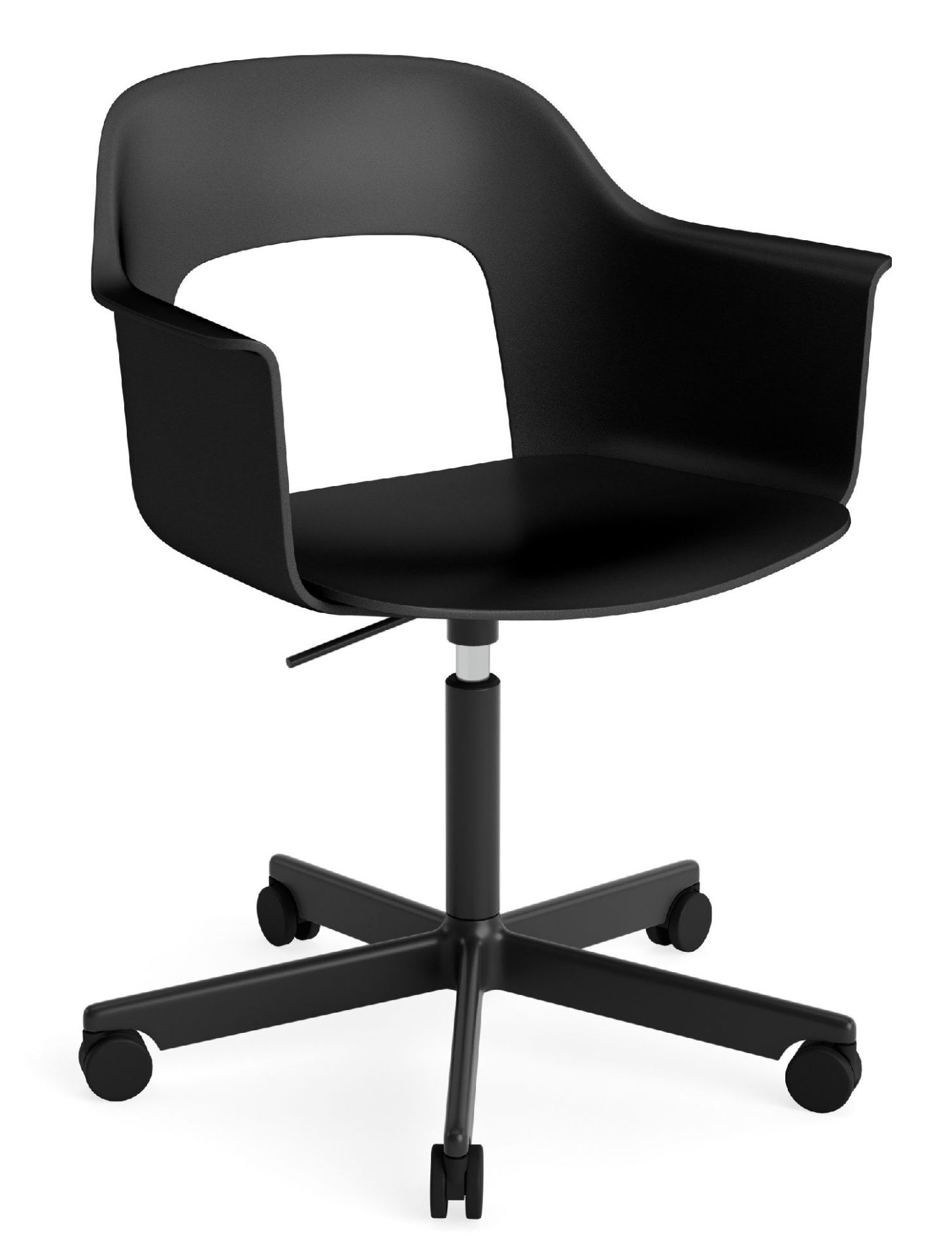 Layout Armchair 241 Fauteuil met 5-sterrenvoet, draaimechanisme met gasveer Hay