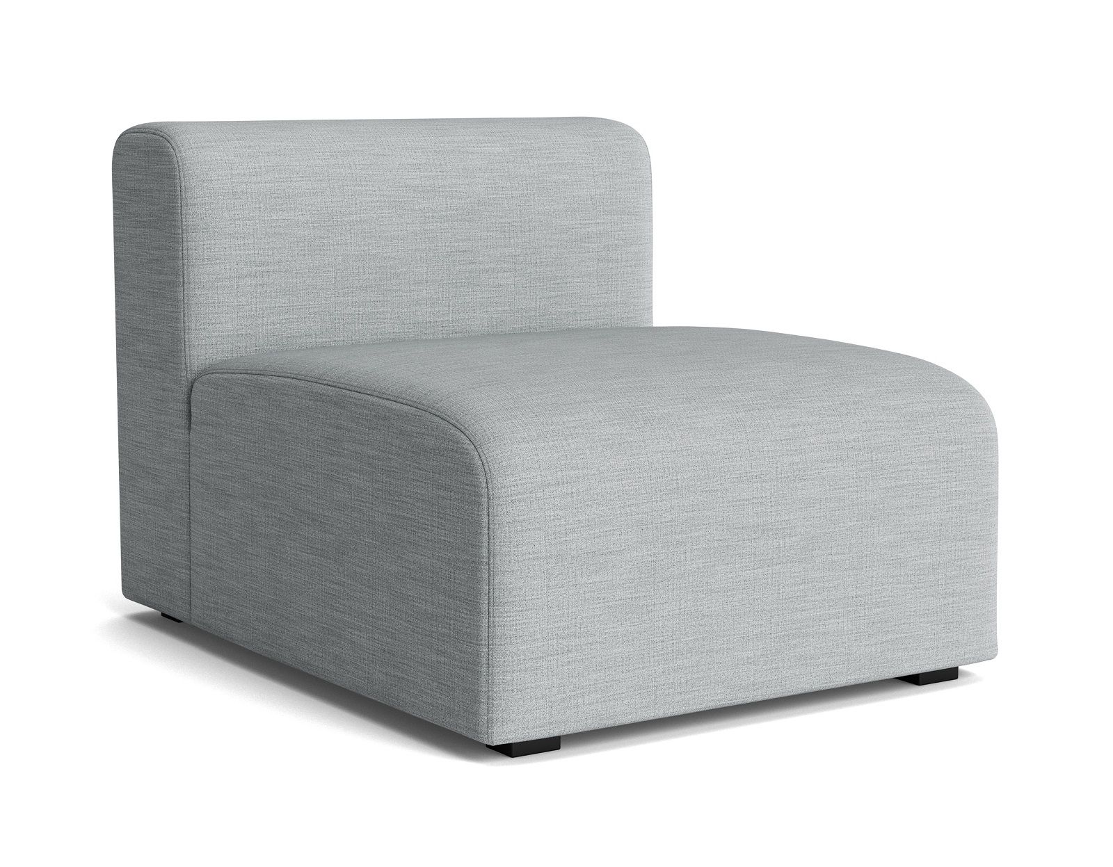 Graues Mags Sofa Modul von Hay, ein modernes und minimalistisches Sitzmöbel für Wohnzimmer.