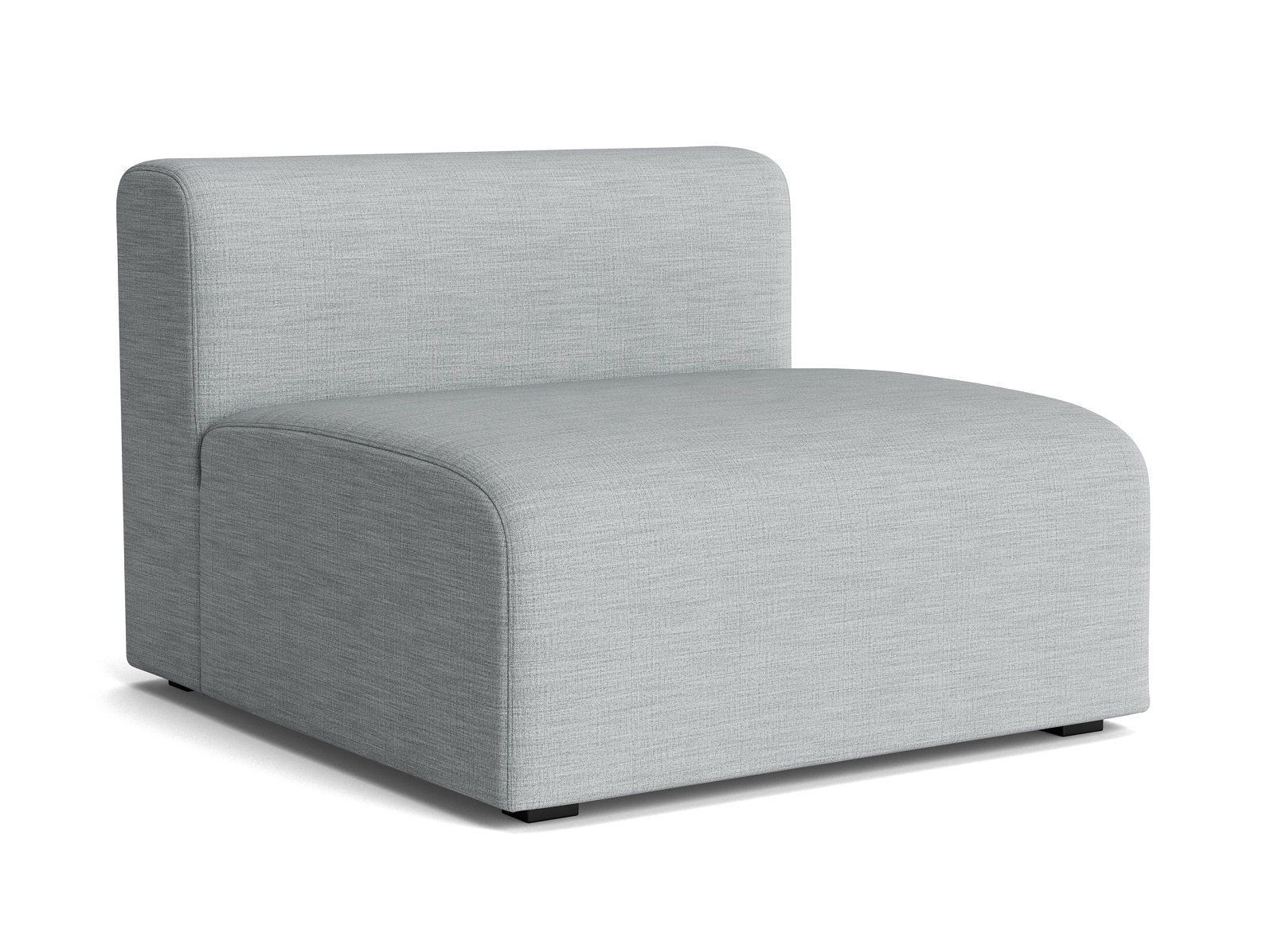 Graues Mags Sofa Modul von Hay, modernes Design für Wohnzimmer und Loungemöbel.