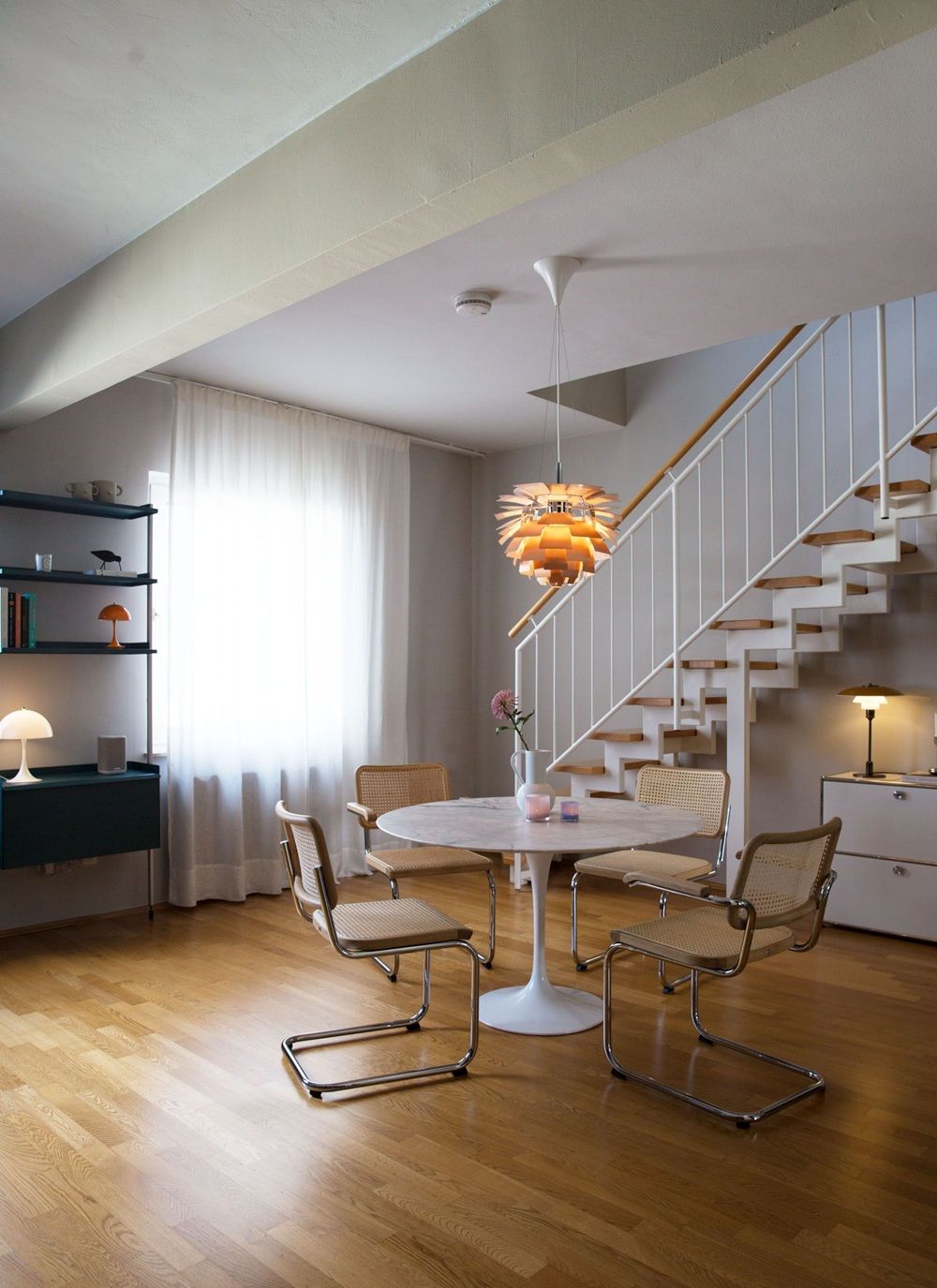S 32 V Stalen buis Klassieker Freischwinger CHROOM/NATUUR Thonet VOORKEURSCOMBINATIE