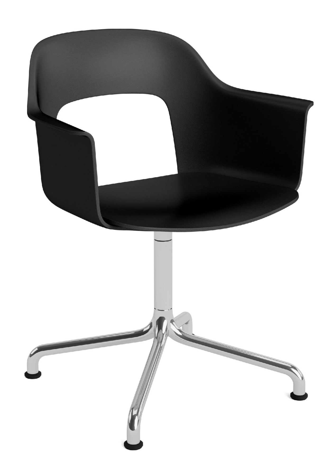 Layout Armchair 251 Fauteuil met 4-sterrenvoet, draaivoet met gebogen voetkruis Hay