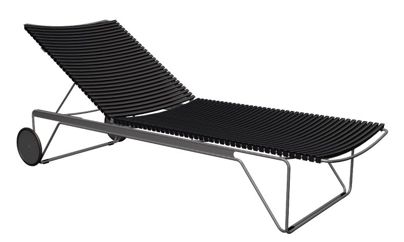 Click verstelbare chaise longue voor buiten Houe