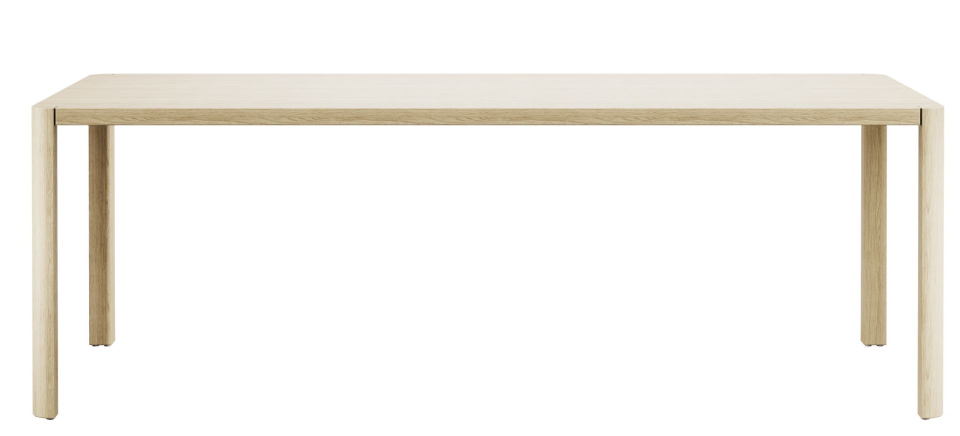 Thonet Esstisch 1140 aus hellem Holz, rechteckig und minimalistisch für Esszimmer oder Küche.