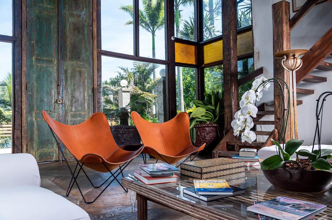 Pampa Mariposa Butterfly Chair fauteuil de Cuero