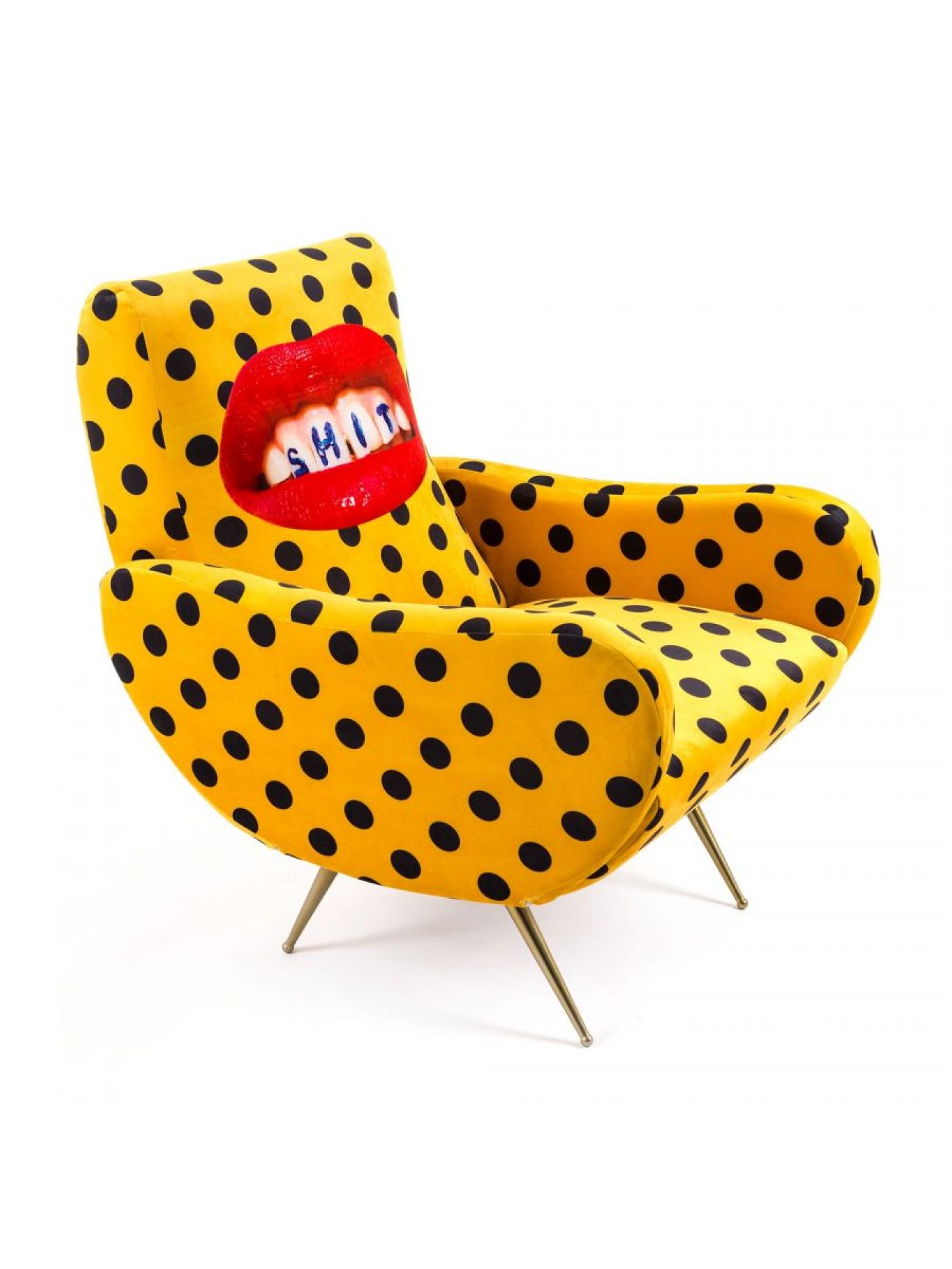 Toiletpapier-fauteuil Shit van Seletti