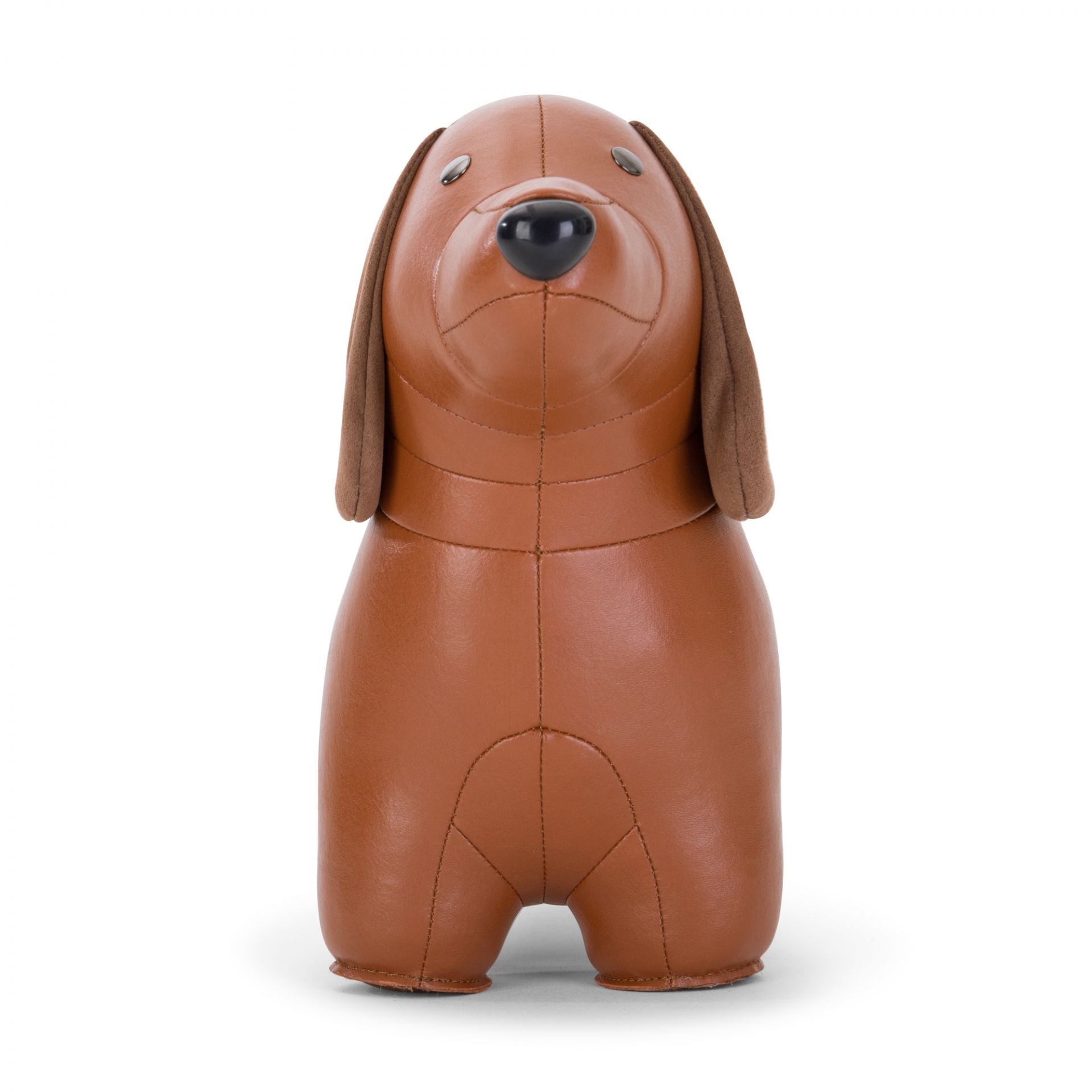 Türstopper Dackel: Stofftier Dackel in Braun und Beige, dekorativer Türhalter für Kinderzimmer und Wohnbereich.