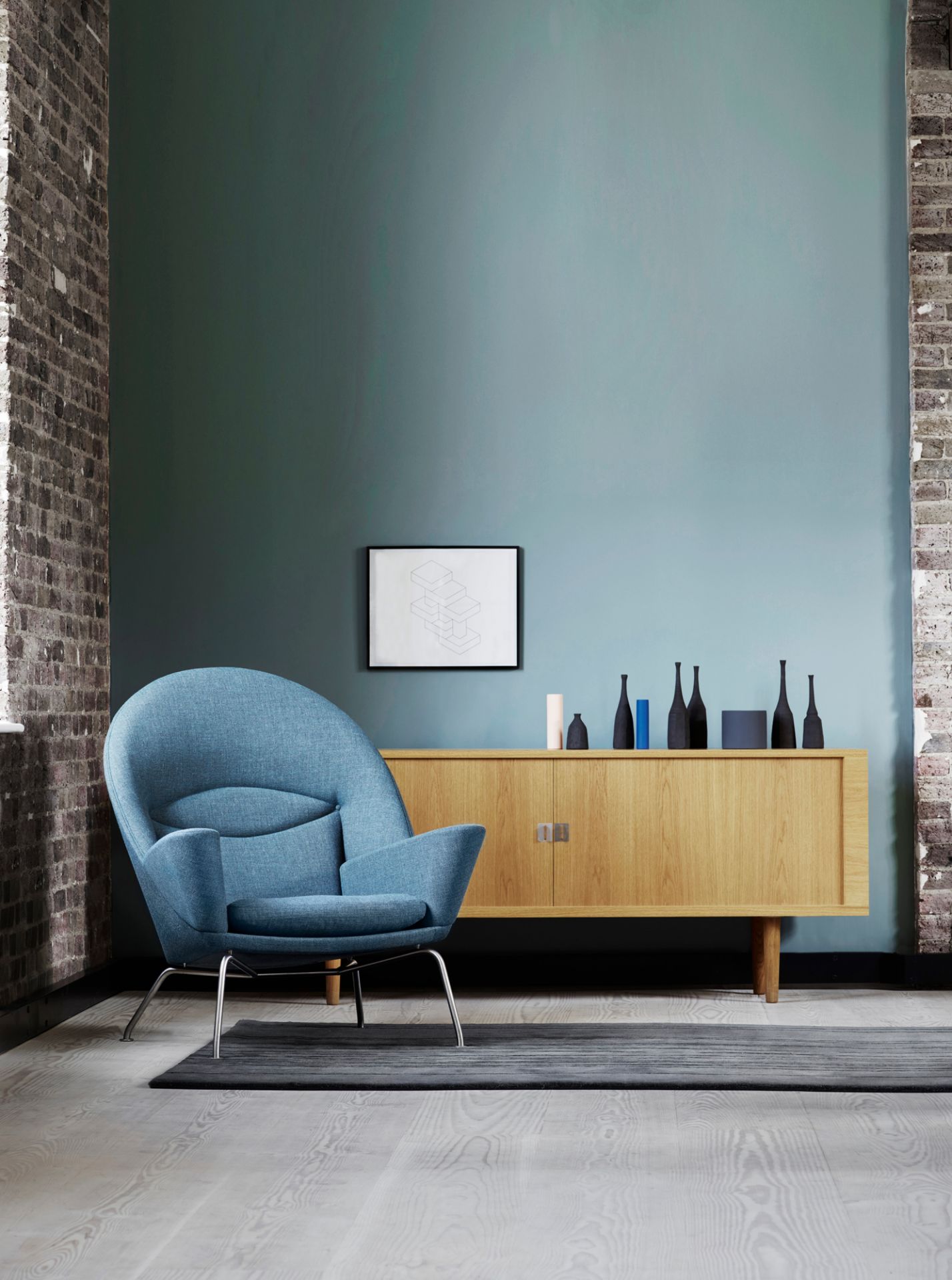 CH825 Credenza Sideboard von Carl Hansen & Søn aus geölter Eiche mit Massivholzgestell.