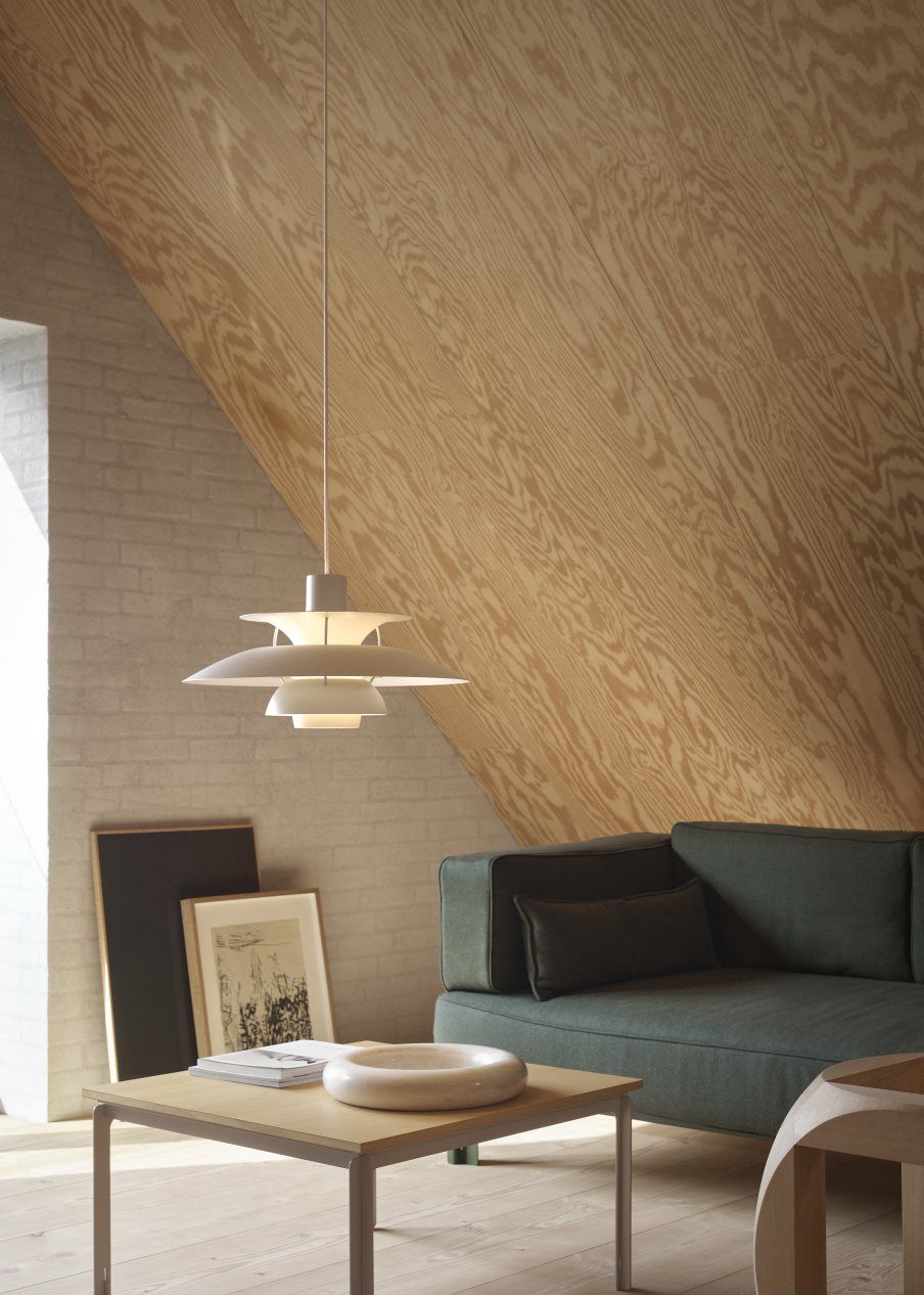 PH 5 Monochrome hanglamp Louis Poulsen Pale Pewter