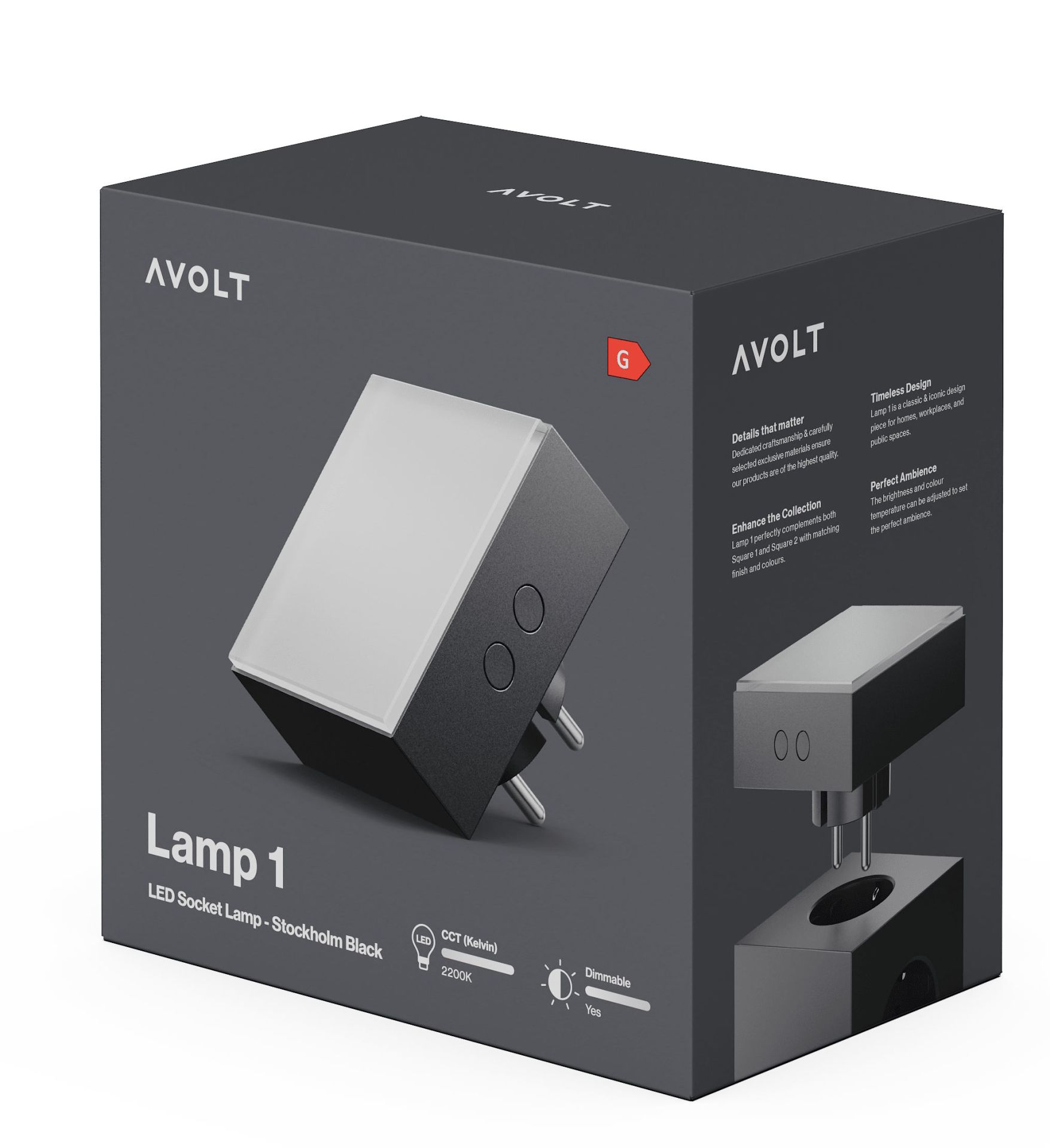 Lamp 1 LED-fittinglamp dfp design