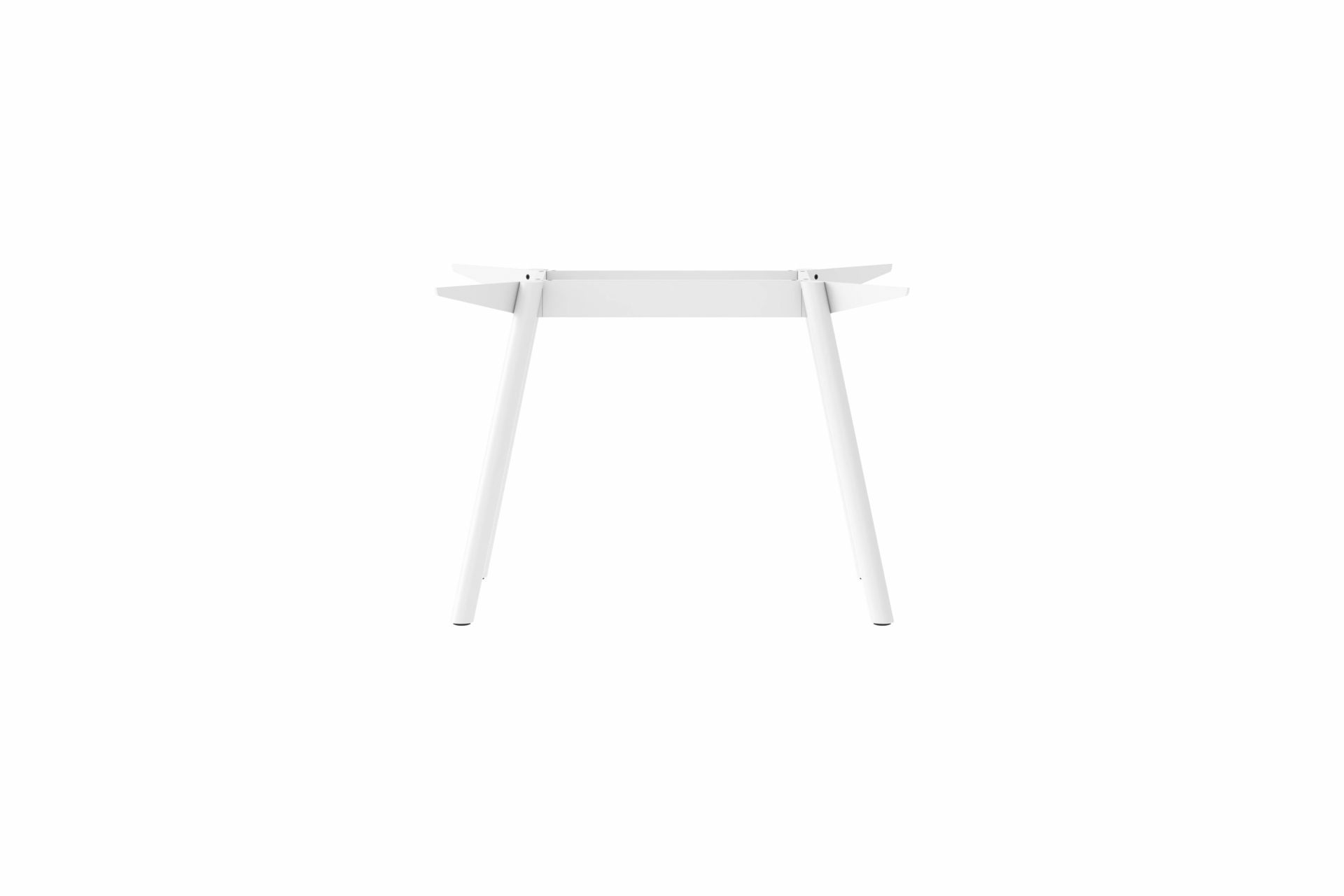 Weißes Masa Tischgestell aus Stahl von New Tendency, minimalistisches Design für Esstische und Bürotische.