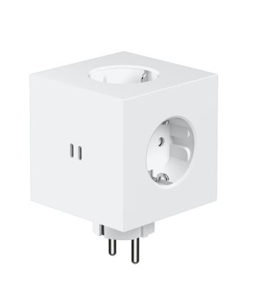 Square 2 - Avolt stopcontactblok met USB-C, dfp Design, UNIEK EXEMPLAAR