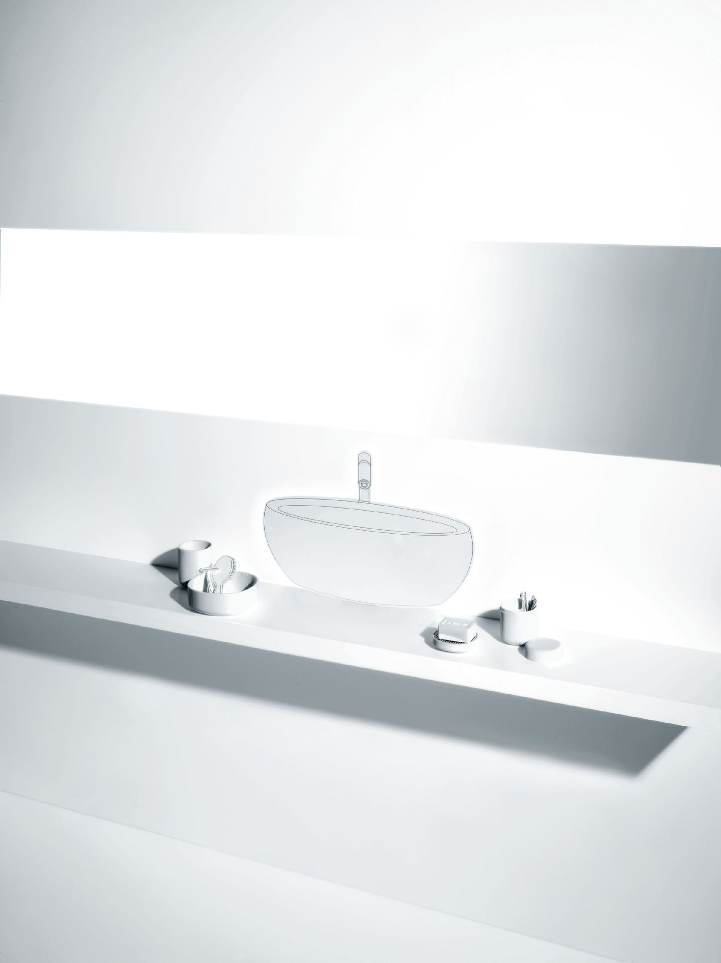 Birillo zeepbakje PL04 W Alessi