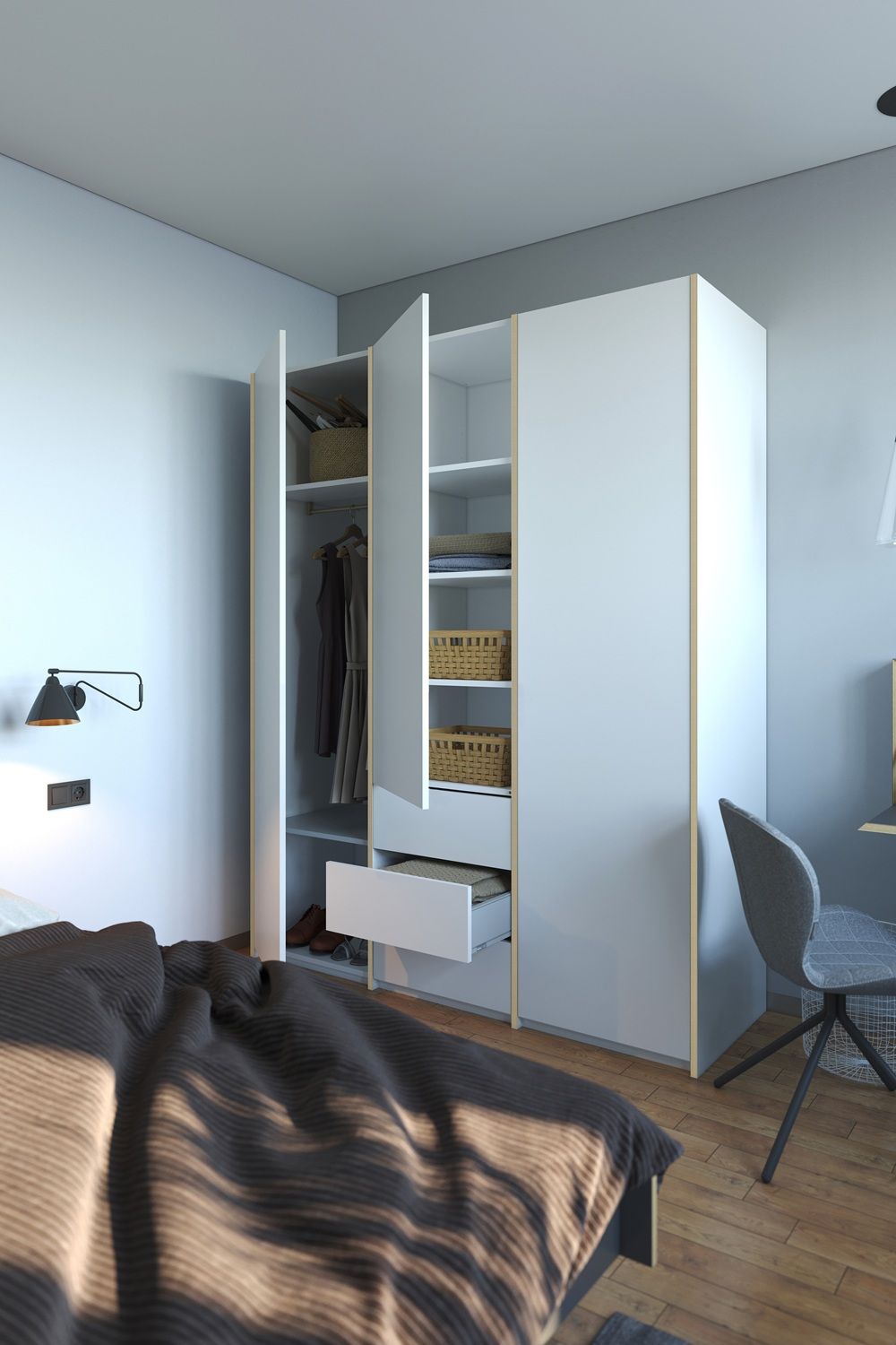 MODULAR PLUS-kastcombinatie met 3 laden van Müller Möbelwerkstätten