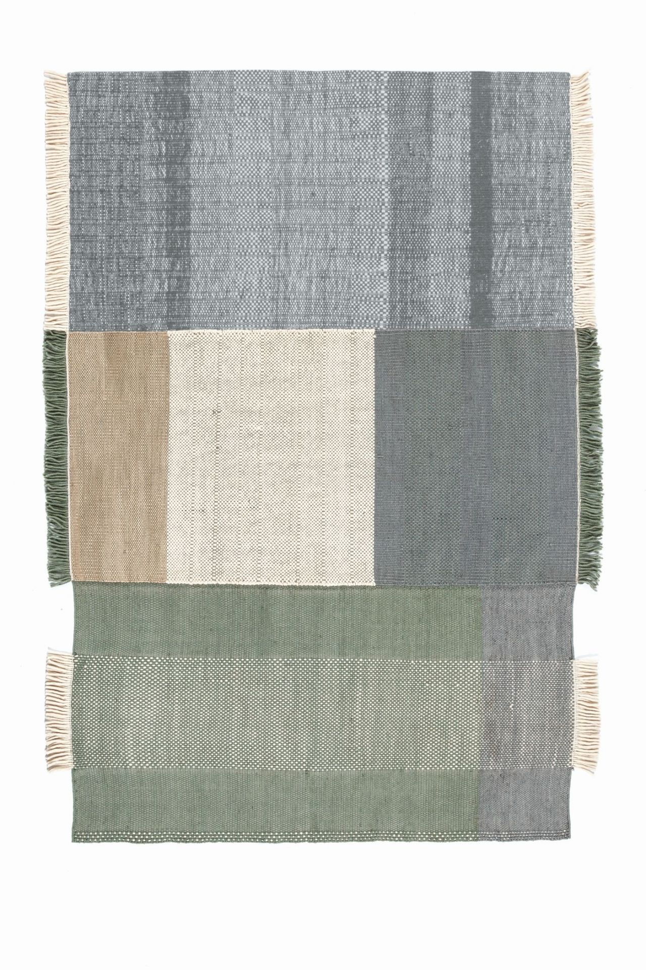 Tres-tapijt van Nanimarquina, 170 x 240 cm, salie