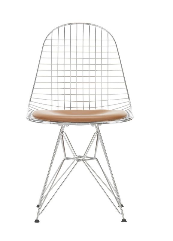 DKR-5 Wire Chair stoel met zitkussen Vitra