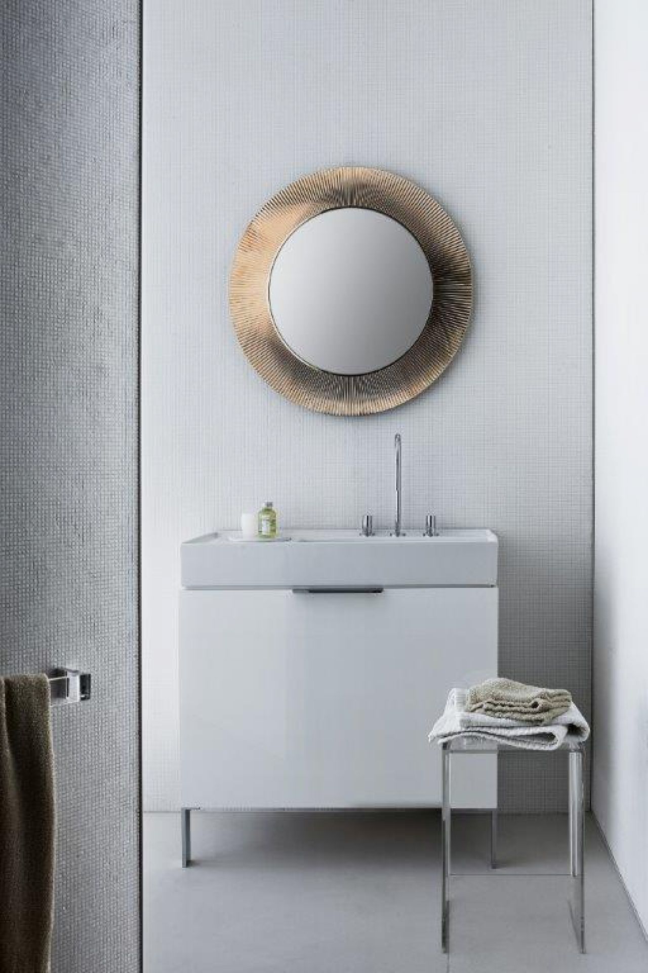 All Saints Spiegel TRANSPARANT TRANSPARANT KRISTALHELDER Kartell UNIEK EXEMPLAAR 