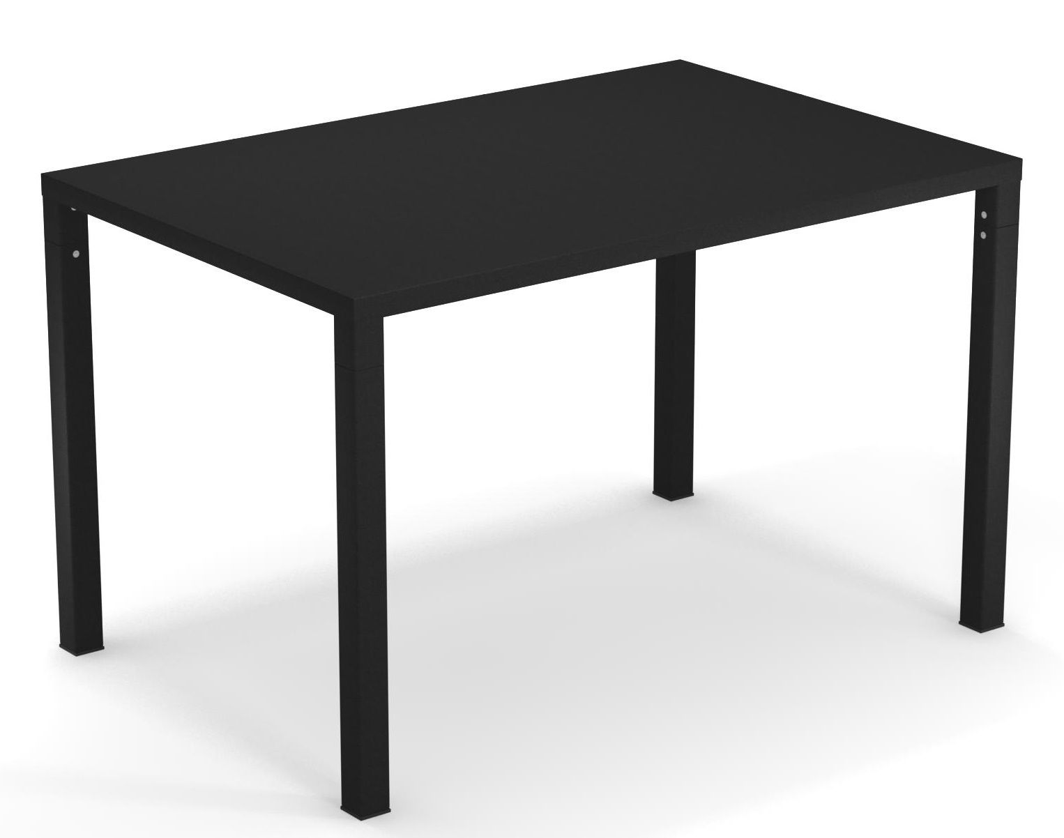 Schwarzer Nova Tisch Outdoor von Emu, moderner Gartentisch mit minimalistischem Design für den Außenbereich.