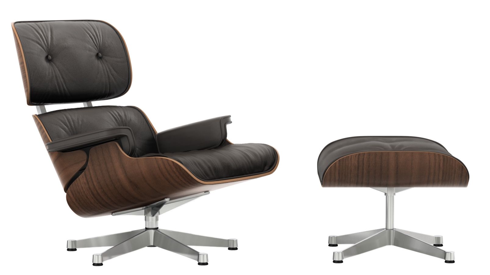 Eames Lounge Chair & Ottoman fauteuil CONFIGURATOR Vitra