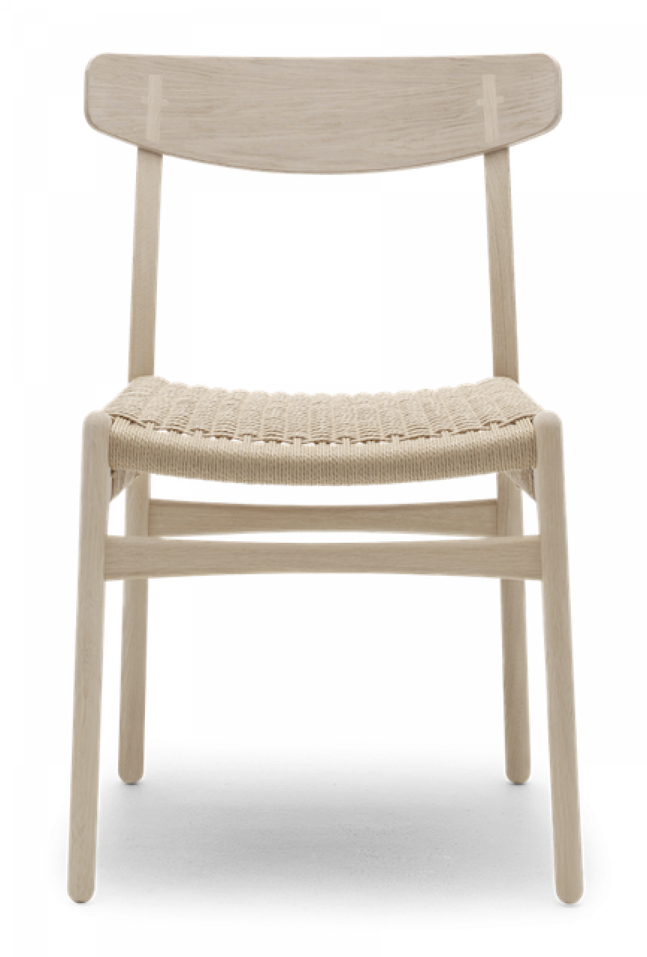 CH23 Stuhl von Carl Hansen & Søn, Holzstuhl mit geflochtener Sitzfläche, skandinavisches Design.