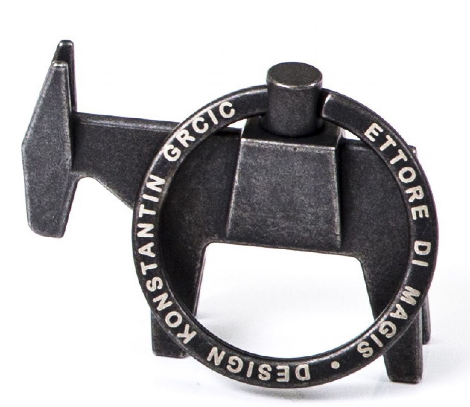 Ettore Schlüsselanhänger: Design Schlüsselanhänger in Form eines Esels, Metall, von Magis, EINZELSTÜCK.