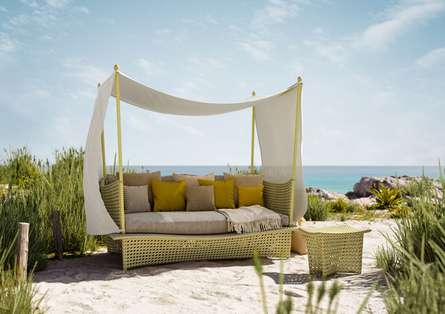 Daydream-dagbed met bekleding van Dedon