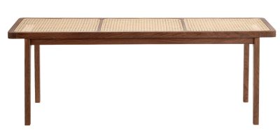 Le Roi Bench Bank DONKER GEROOKT EIKENHOUT NORR11 EXEMPLAAR MET GEBREKEN