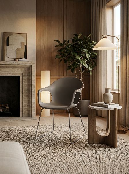 Elephantino fauteuil met sledepoten van KRISTALIA