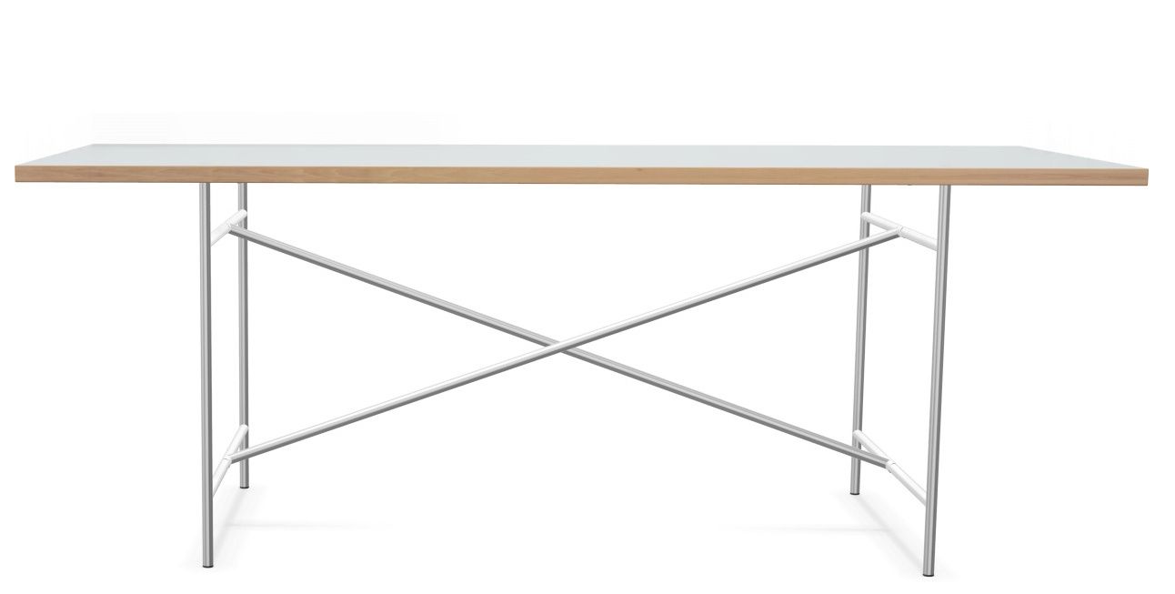 Eiermann 2 EETTAFEL Indoor Compleet LINOLEUM FORBO ASH / EIKENRAND Richard Lampert UNIEK EXEMPLAAR