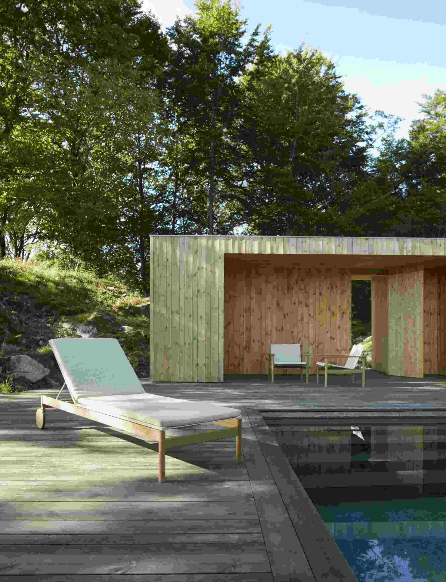 Pelagus Sunbed ligstoelkussen voor buiten van Skagerak by Fritz Hansen 