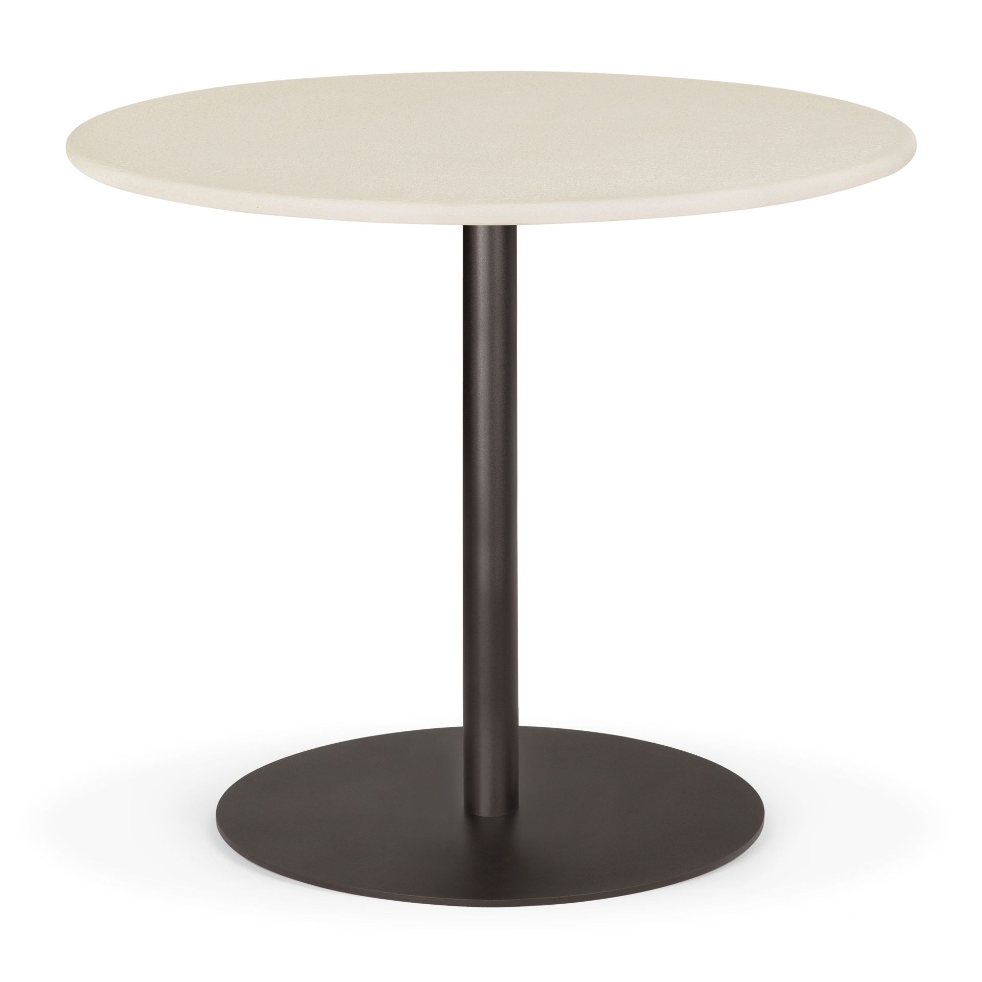 Blend-tafel Ø 90 cm donkerbrons - gebroken wit Ethnicraft
