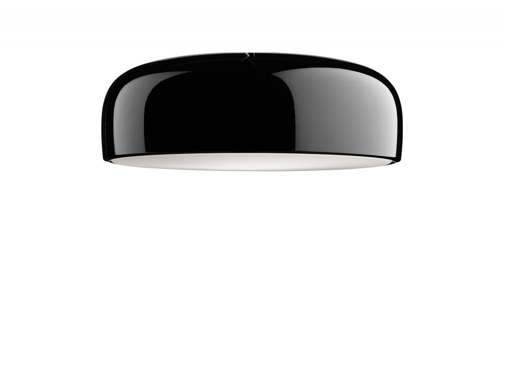 Schwarze Smithfield Deckenleuchte von Flos, modernes Design für Wohnzimmer und Esszimmer.