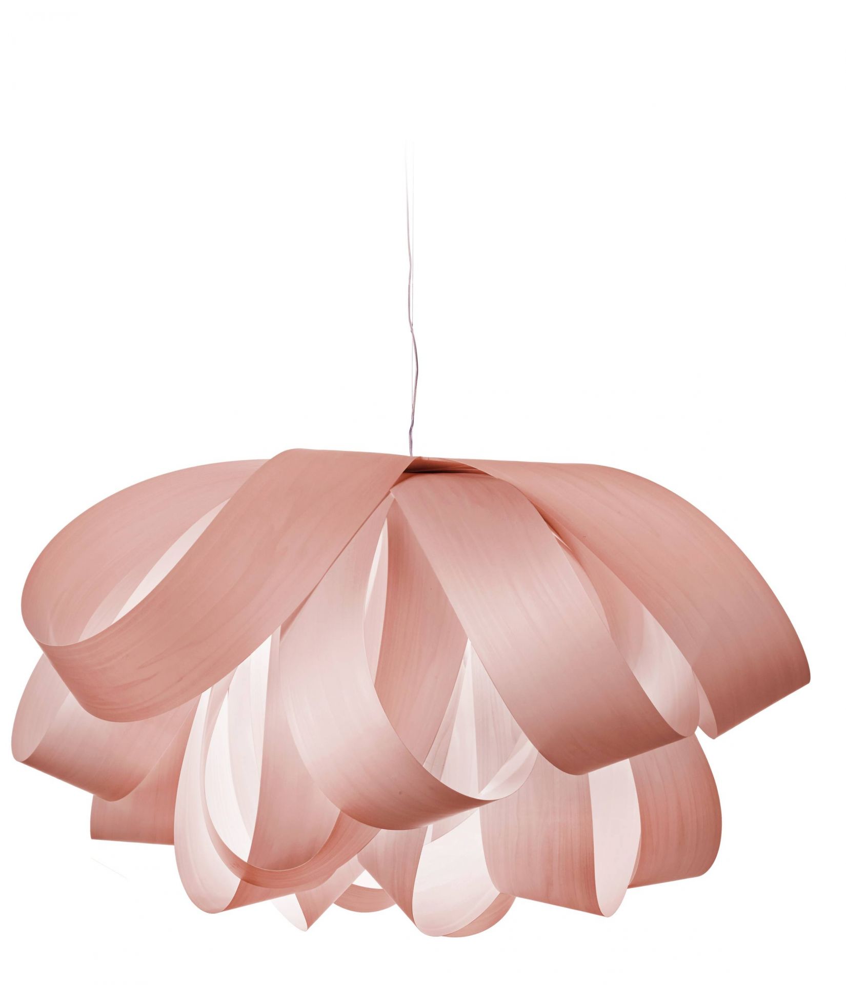 Agatha L hanglamp LZF Lamps 33 lichtroze