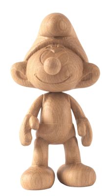 Smurf klein houten beeldje uit de Boyhood