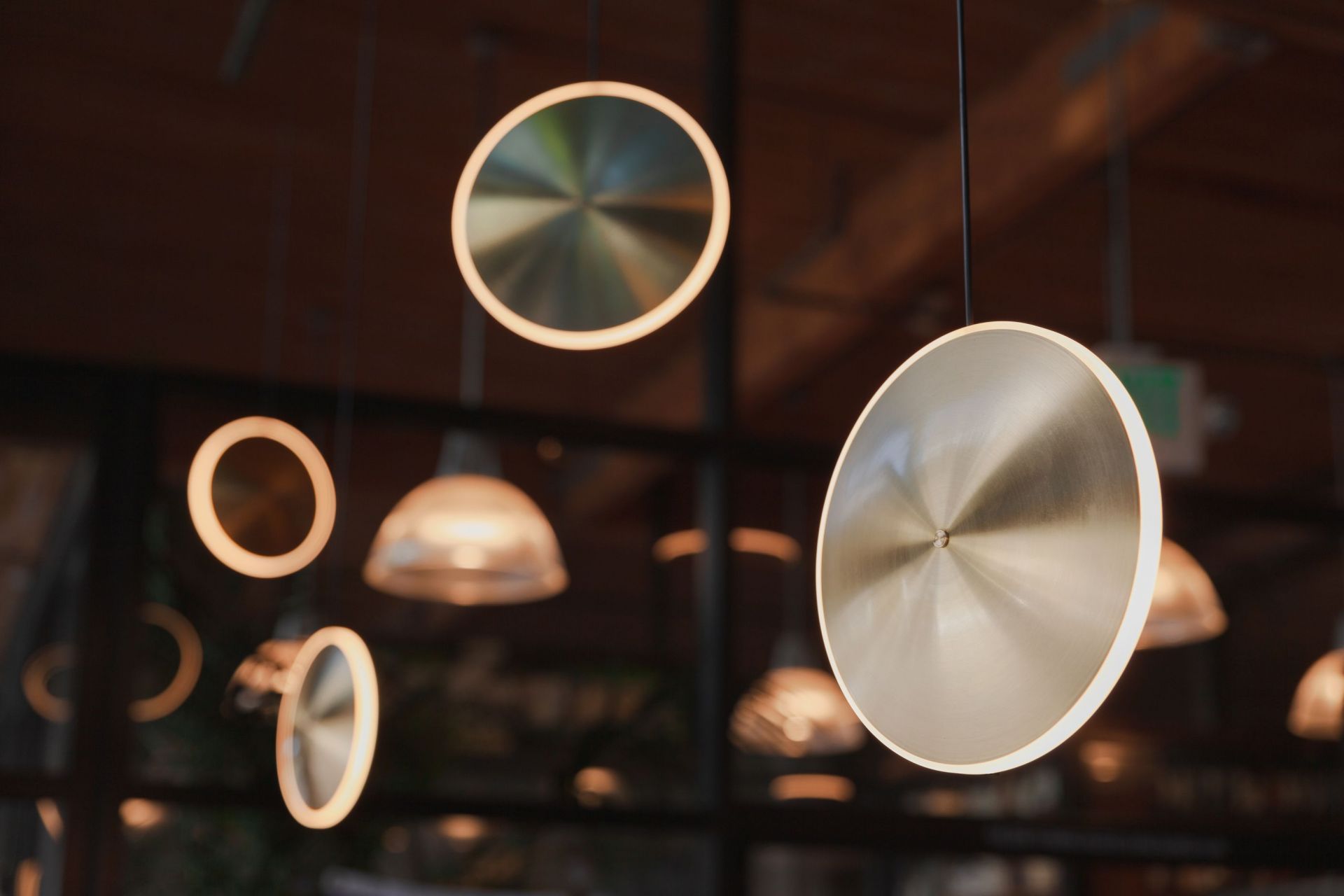 Dish6v Chrona hanglamp messing Graypants