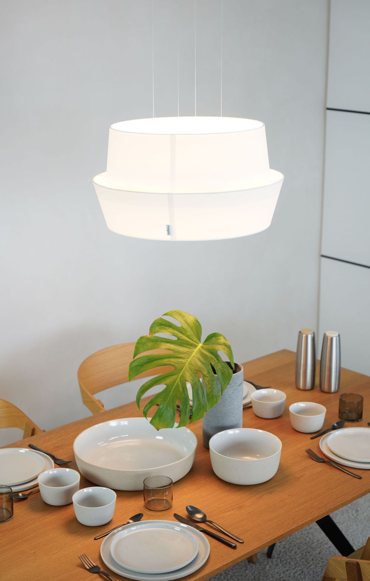 Fly hanglamp O wit Maigrau