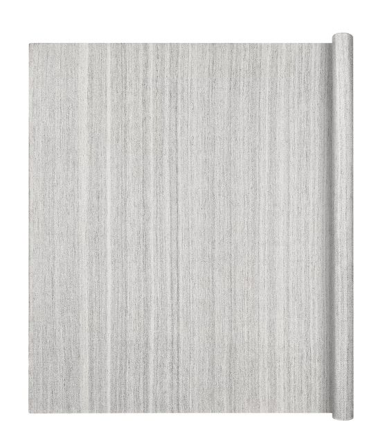 Blomus Kiva Rug Teppich, 200 cm breit, für den Außenbereich, hellgrau.