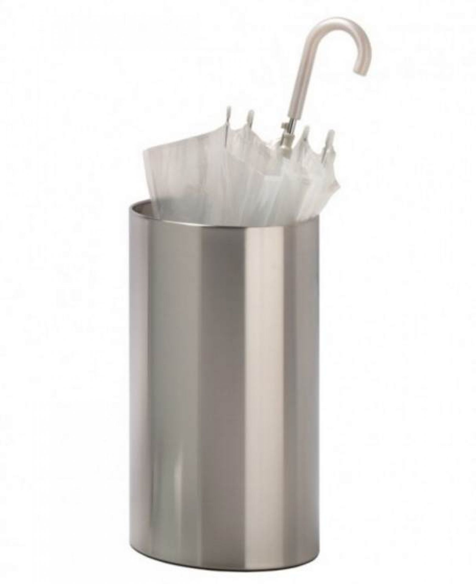 Nox Schirmständer aus Metall mit Schirm, ideal als Papierkorb. Design Schirmhalter für Büro und Zuhause.