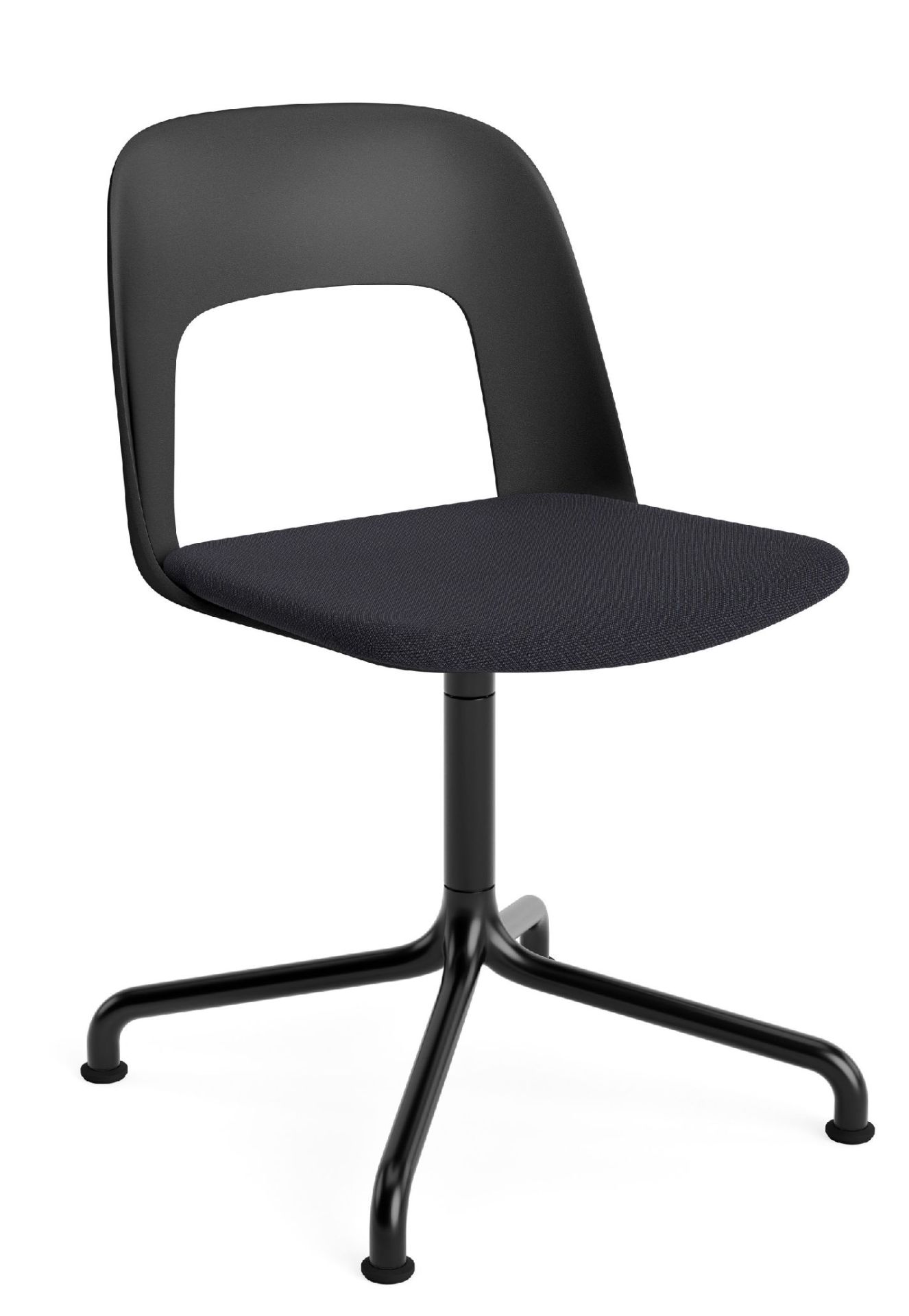 Layout Side Chair 153 draaistoel met vier poten van Hay