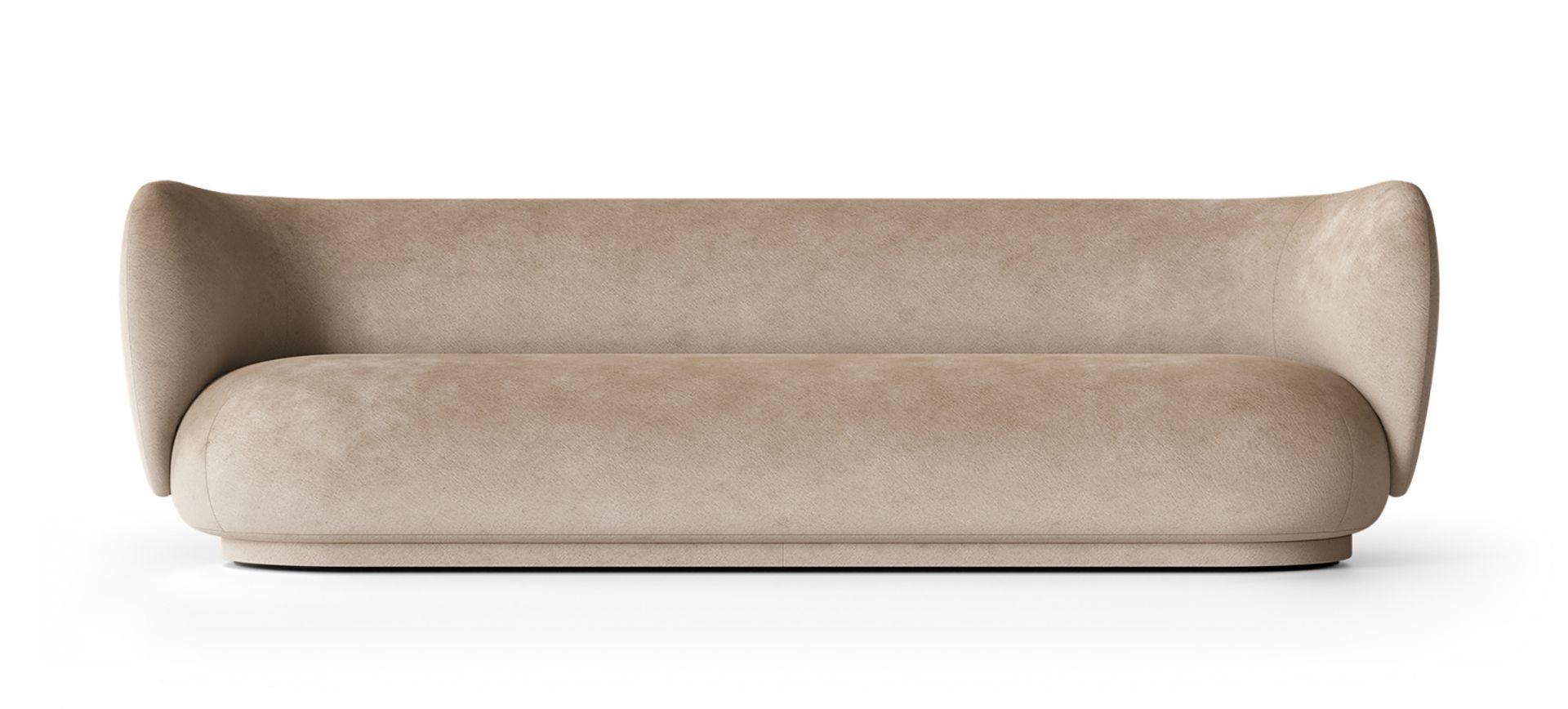 Rico-bank 4-zits Faded Velvet Sand Ferm Living