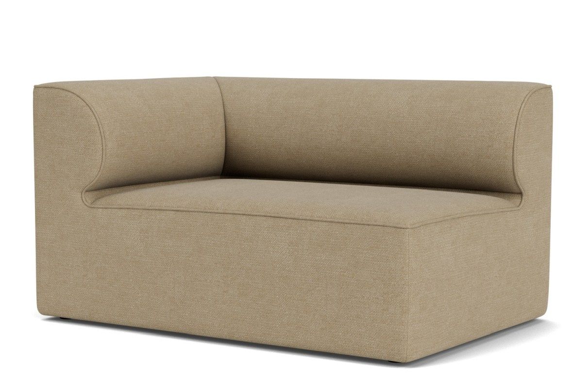 Beige Eave Modular Sofa Ecke von Audo Copenhagen, modernes Ecksofa für Wohnzimmer und Lounge.