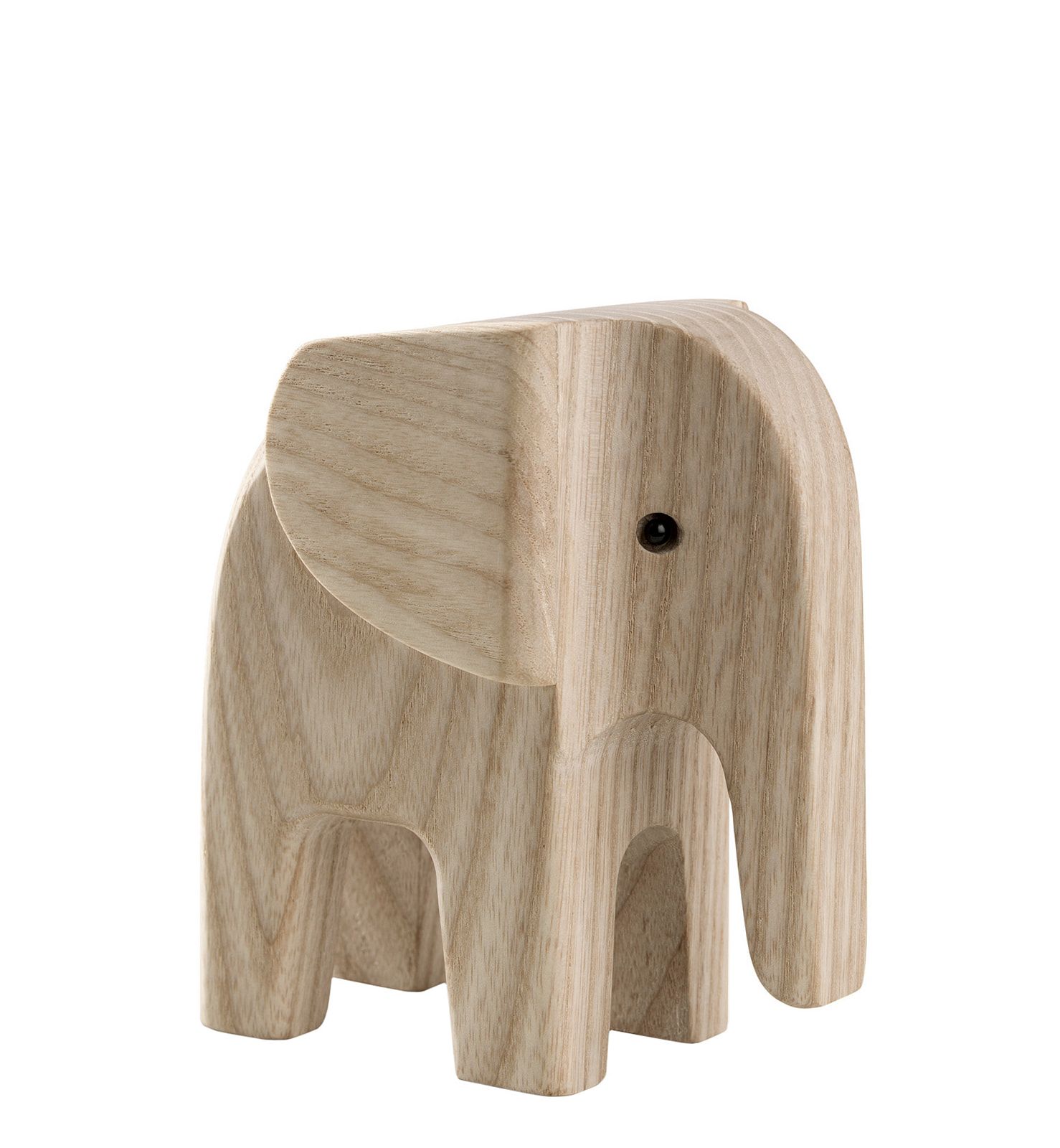 Baby Elefant Natur von Novoform, Holzfigur, Dekoration für Kinderzimmer, nachhaltiges Spielzeug.