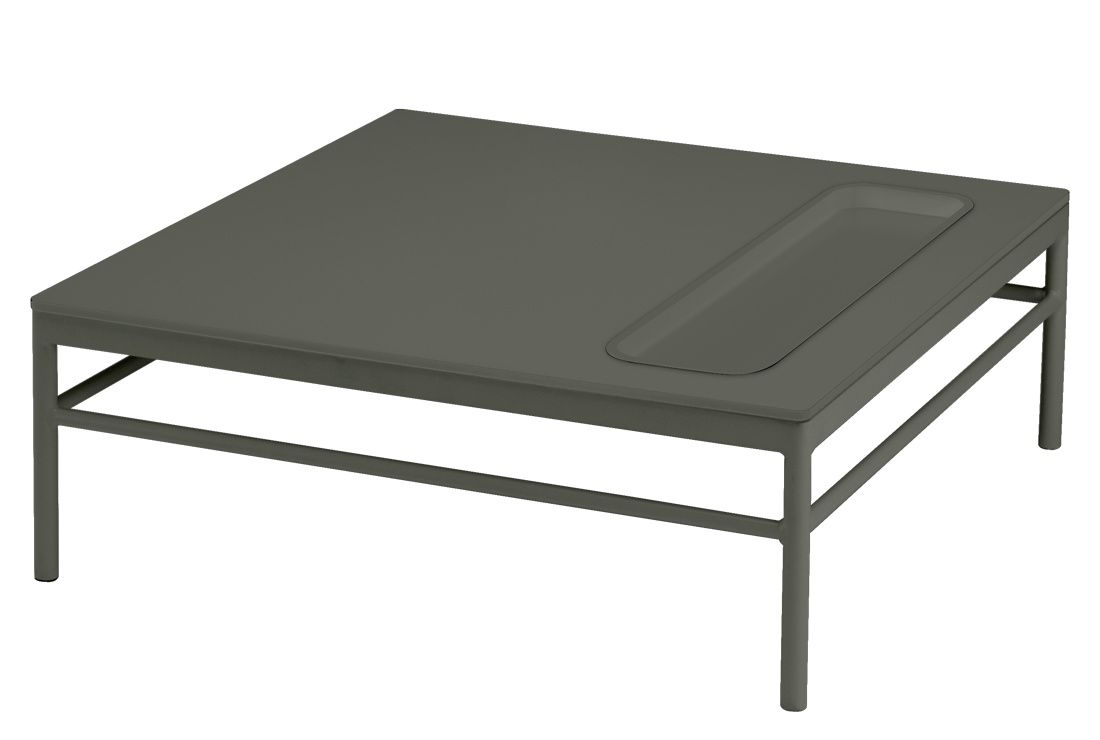 Rivage bijzettafel voor buiten B 85 x D 85 x H 29,5 cm Fermob